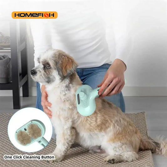 Steam Spray Dog Grooming Brush
