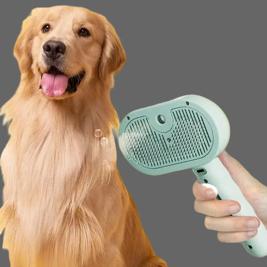 Steam Spray Dog Grooming Brush